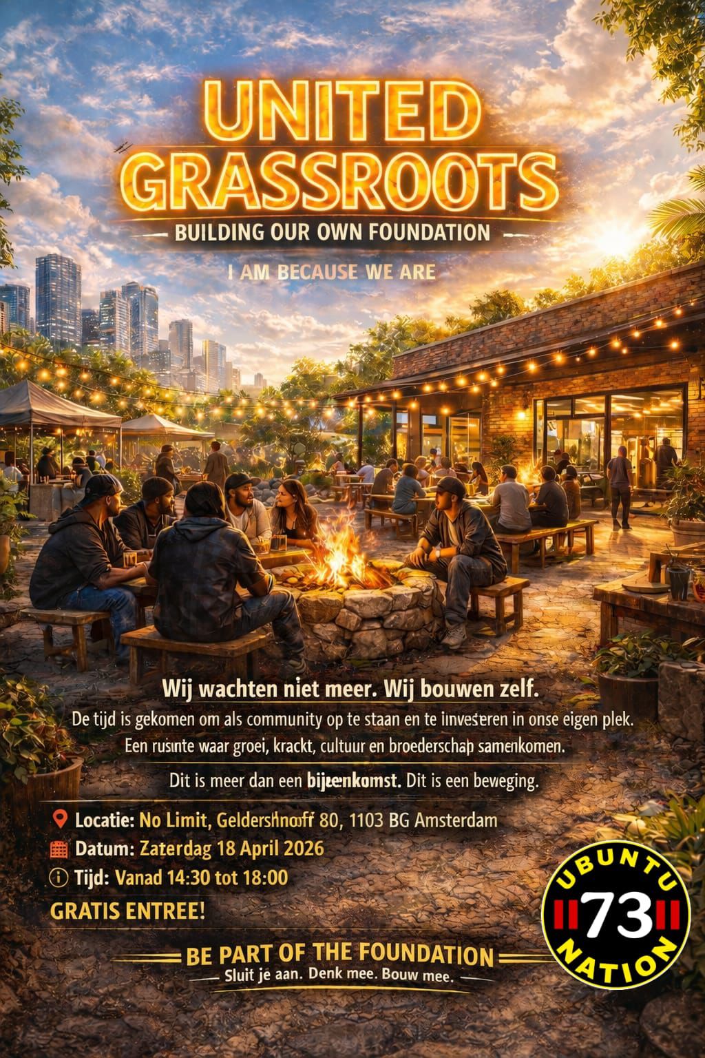 United Grassroots event flyer